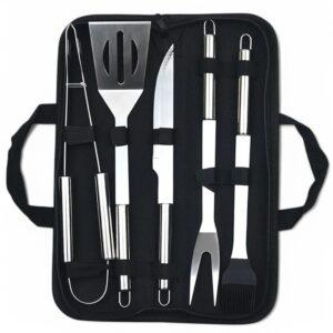 סט כלים למנגל 5 חלקים